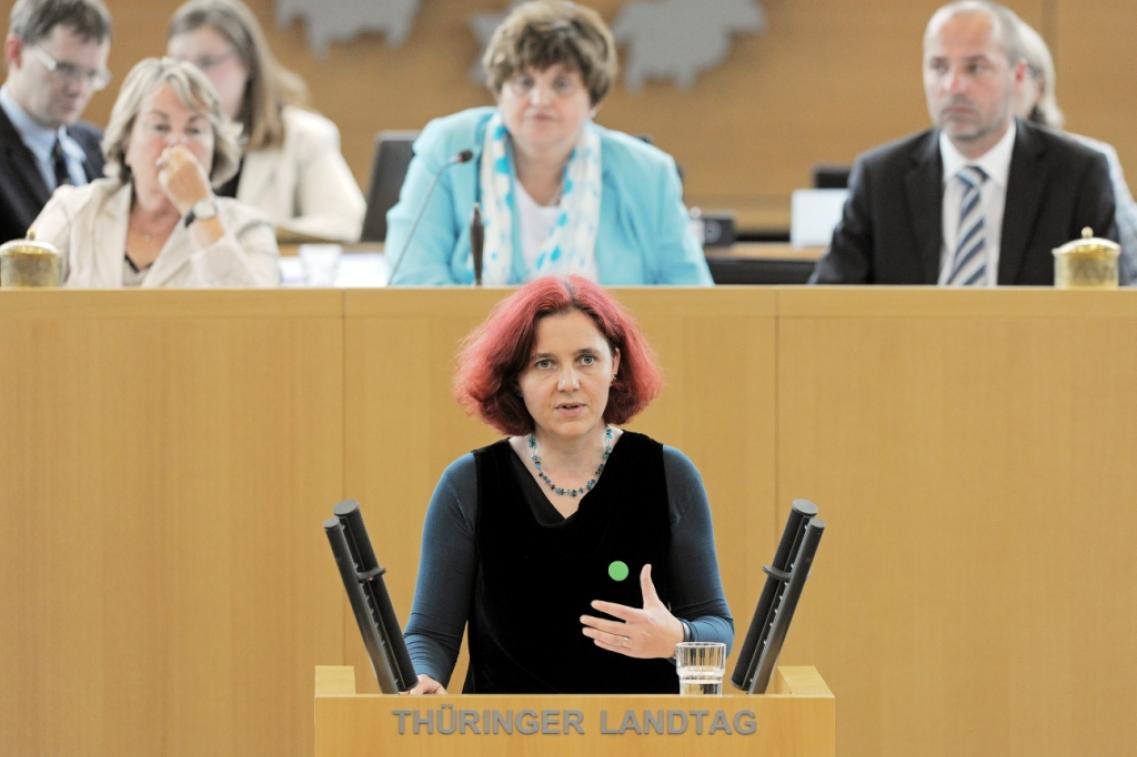 Astrid Rothe-Beinlich im Thüringer Landtag