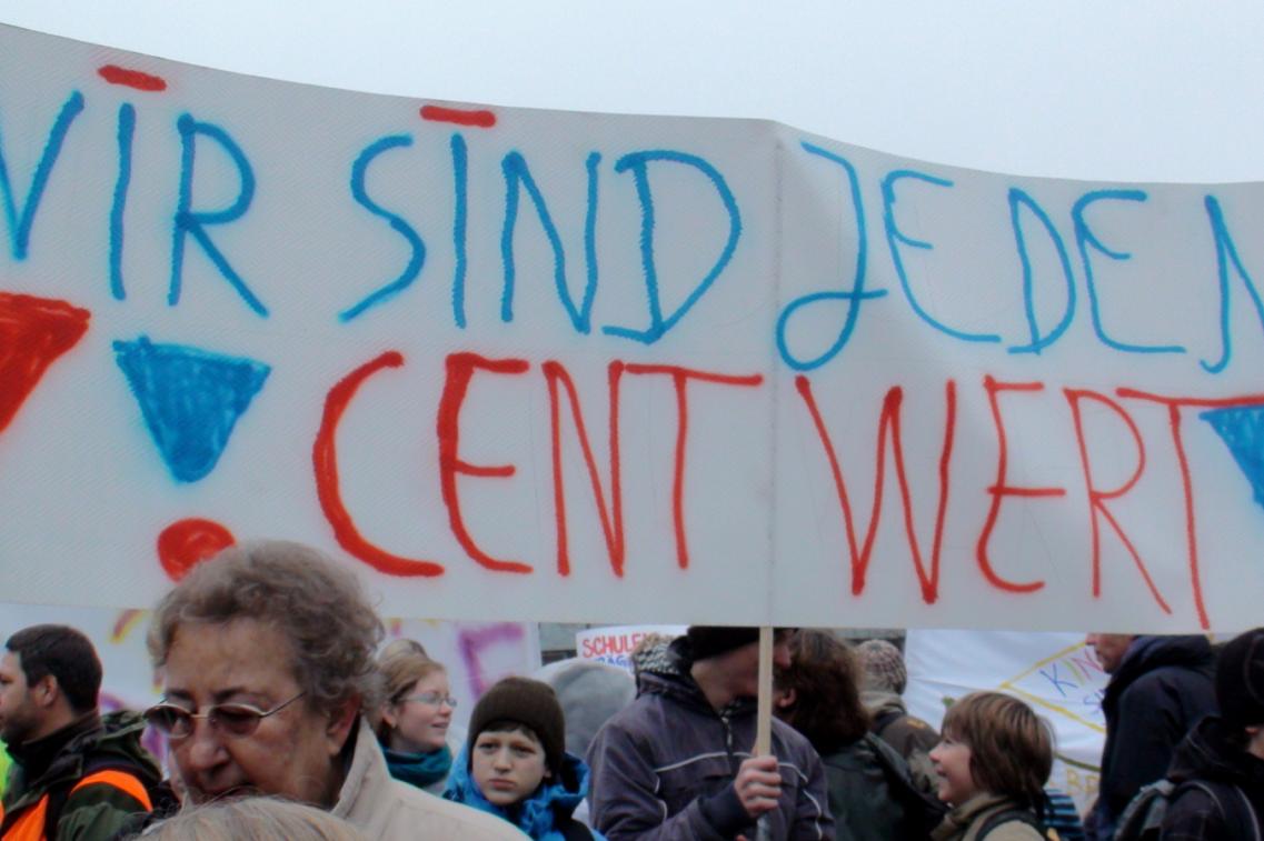 Wir sind jeden Cent wert Wir sind jeden Cent wert