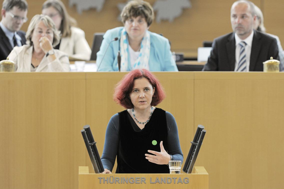 Astrid Rothe-Beinlich am Rednerpult