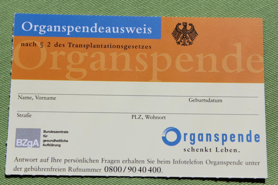 Organspendeausweis