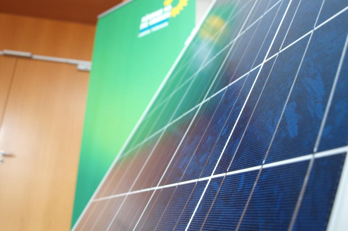 Grüne Solarzelle Grüne Solarzelle