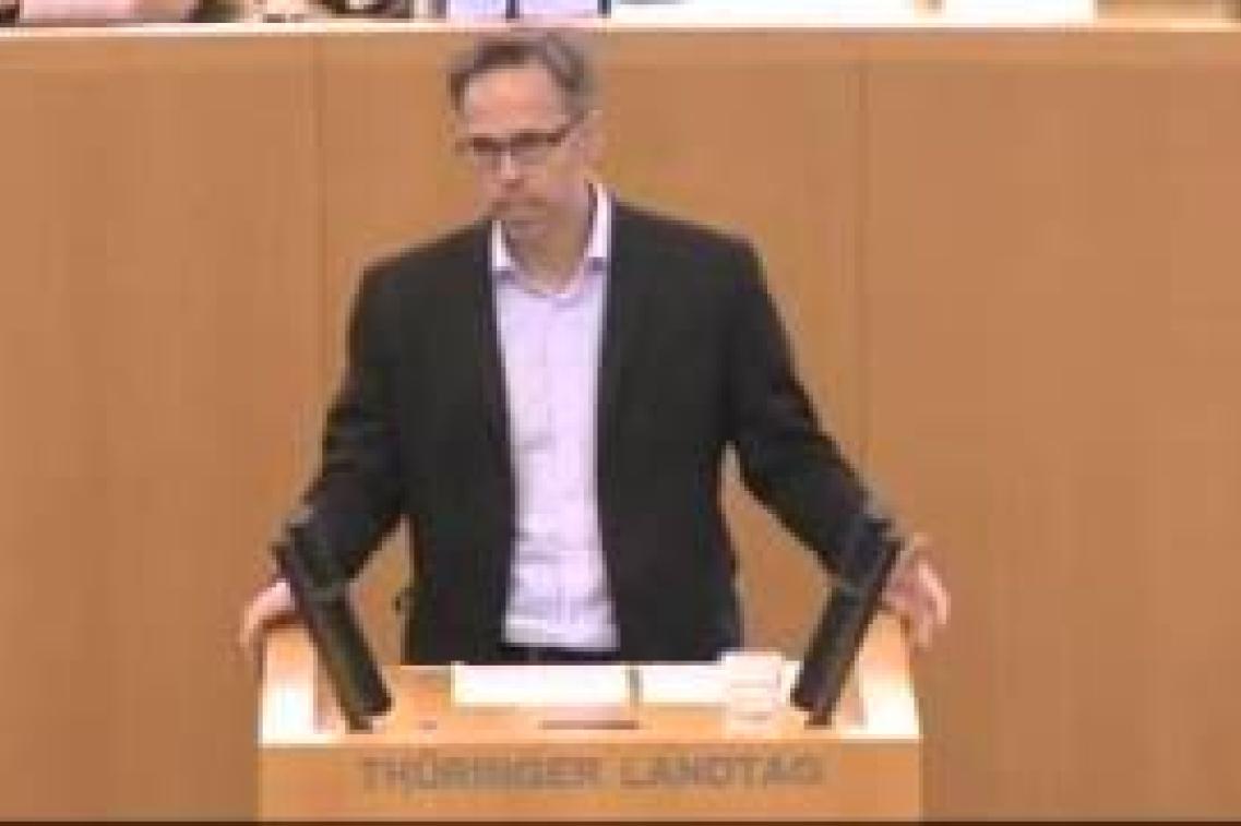 Roberto Kobelt spricht zur Grünen Aktuellen Stunde über den Schutz der Werra Thumbnail