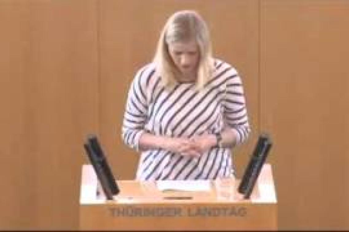 Madeleine Henfling zur Änderung des Thüringer Studentenwerkgesetzes | 21.04.2016 Thumbnail