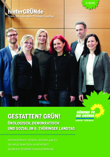 Fraktionszeitung: hinterGRÜNde 1/2015: Fraktionszeitung 1/2015 Thumbnail