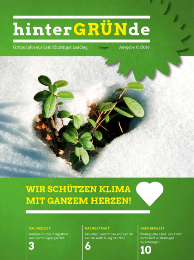 Fraktionszeitung: hinterGRÜNde 1/2016: Fraktionszeitung 1/2016 Thumbnail