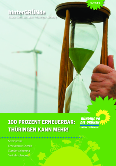 Fraktionszeitung: hinterGRÜNde 3/2013: hinterGRÜNde 3/2013 Thumbnail