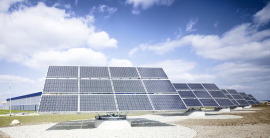 Solarpanel in Thüringen