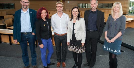 Grüne Fraktion im 6. Thüringer Landtag © Holger John – VIADATA