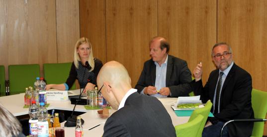 Madeleine Henfling beim grünen NSU-Vernetzungstreffen in Stuttgart Bild zur Pressemitteilung