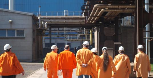 Arbeit Industriehalle