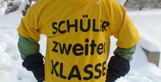 Schüler zweiter Klasse