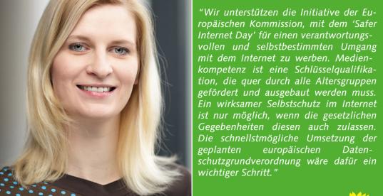 Madleine Henfling zum "Safer Internet Day"