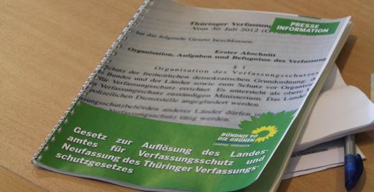 Verfassungsschutzgesetz Grüne