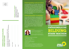 Frühkindliche Bildung stark machen: Frühkindliche Bildung stark machen Thumbnail