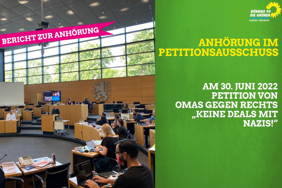 Bericht Petitionsausschuss Keine Deals mit Nazis