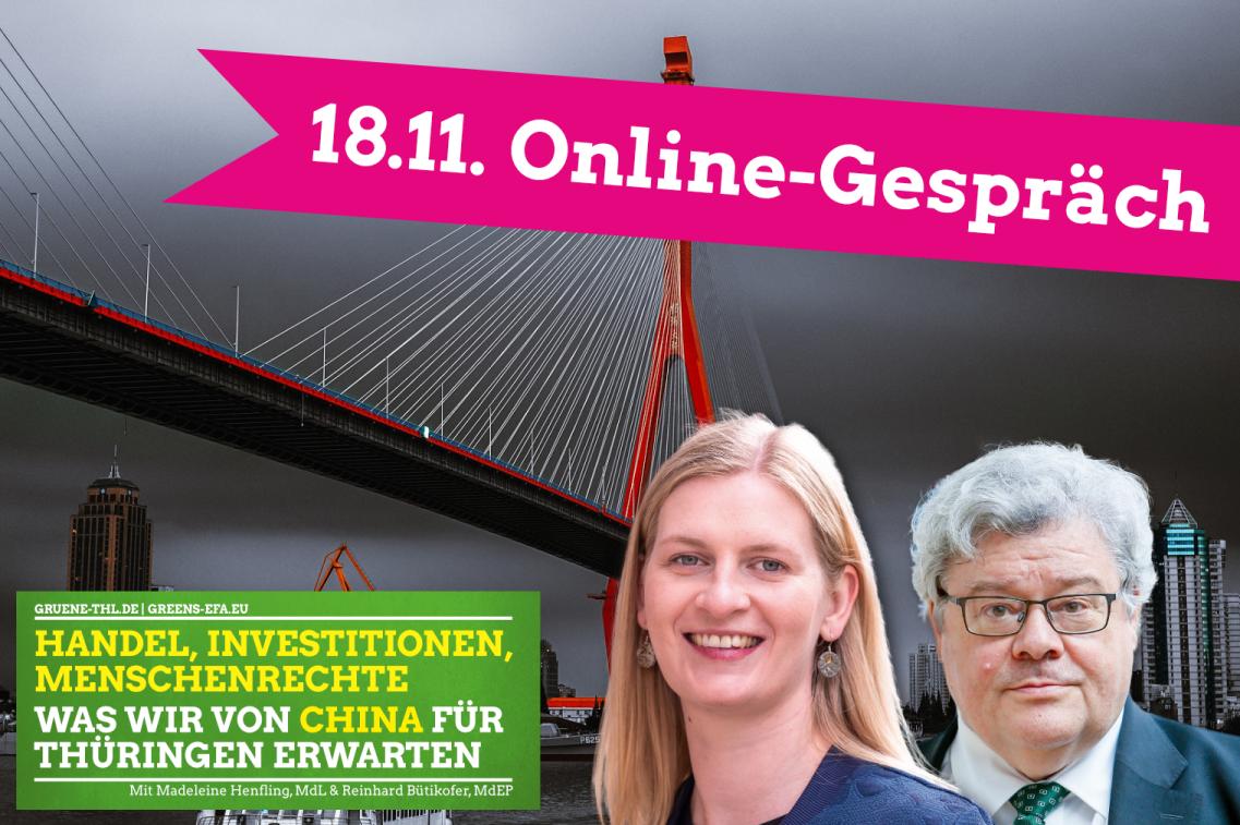 Europäisches Gespräch: Handel, Investition, Menschenrechte – Was wir von China für Thüringen erwarten