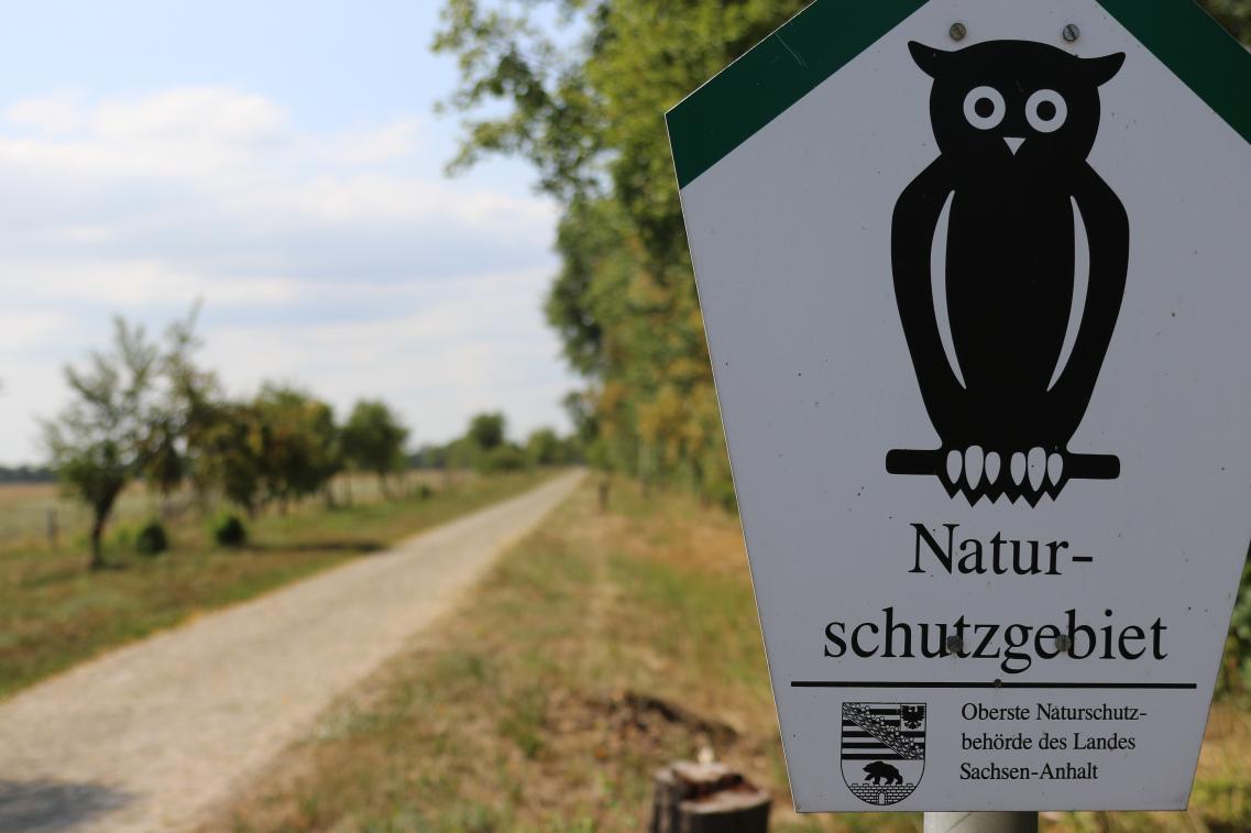Schild "Naturschutzgebiet"