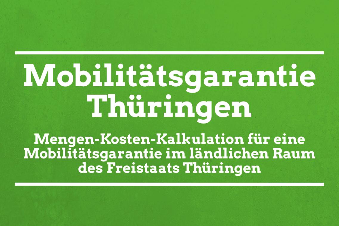 Mobilitätsgarantie Thüringen Mobilitätsgarantie Thüringen