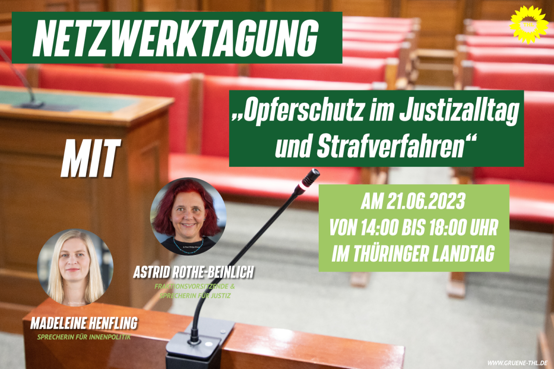 SharePic mit Informationen zur Netzwerktagung Opferschutz
