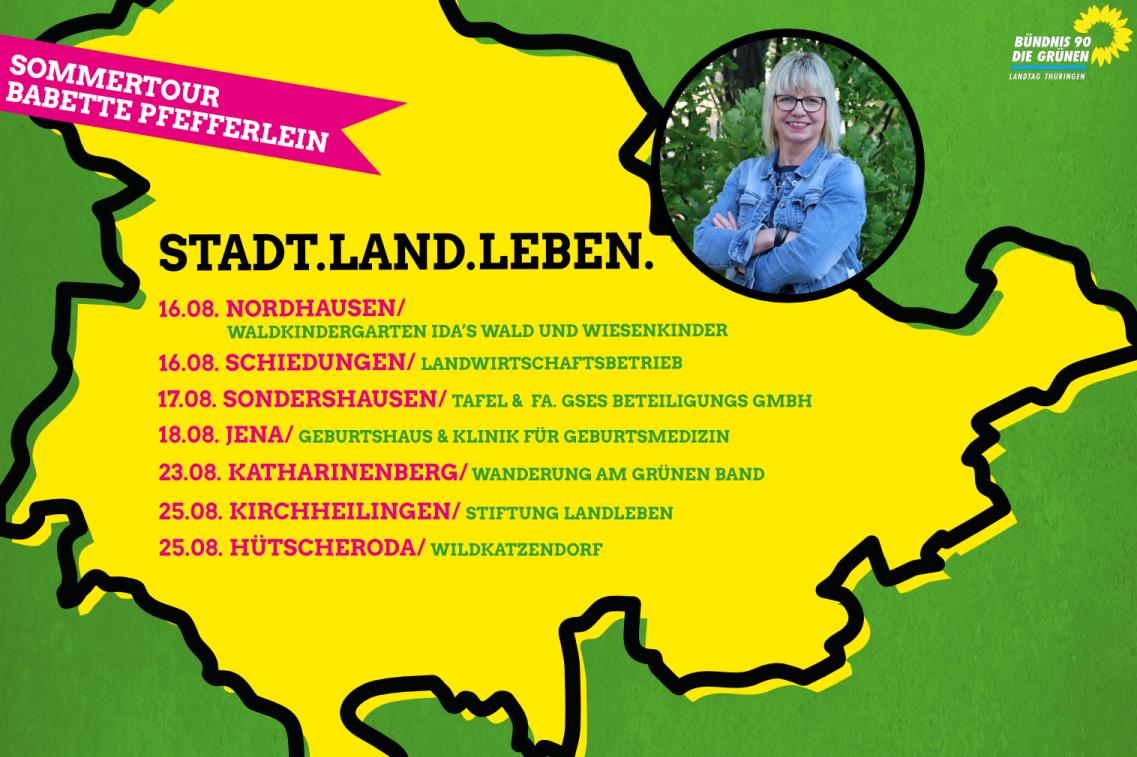 Sommertour Babette 2022 Terminkarte