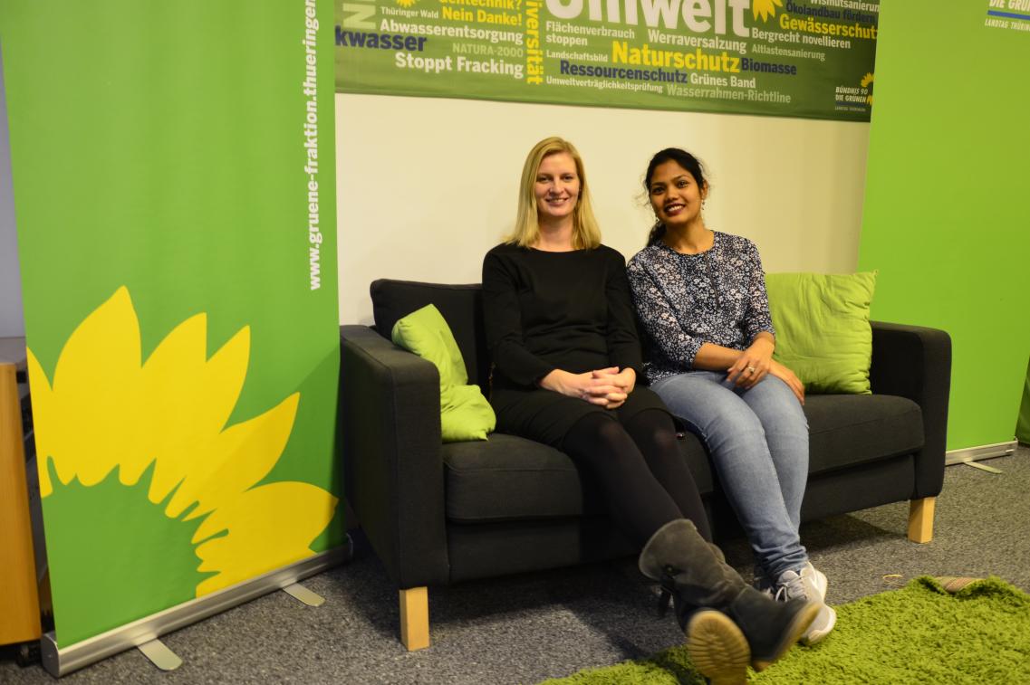 Madeleine Henfling mit Ushree