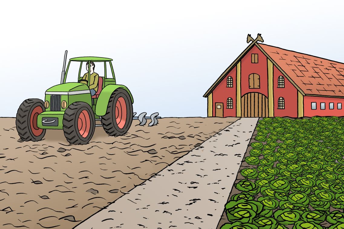 Feld Traktor Feld Traktor