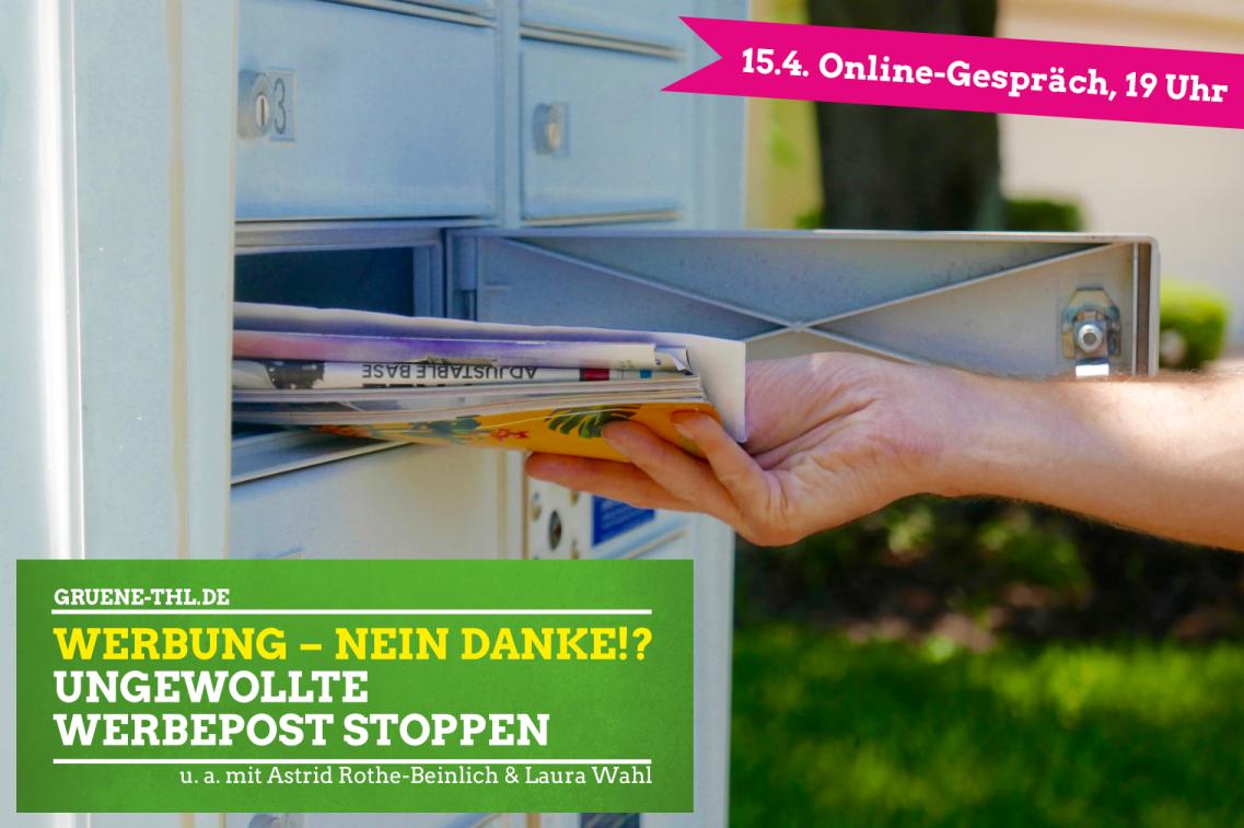 Werbung – Nein Danke!? Ungewollte Werbepost und Ressourcenverschwendung stoppen | Online-VA 15.4.2021 Werbung – Nein Danke!? Ungewollte Werbepost und Ressourcenverschwendung stoppen | Online-VA 15.4.2021