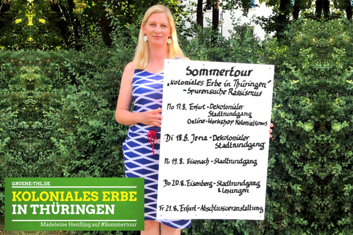 Sommertour „Koloniales Erbe in Thüringen – Spurensuche Rassismus“ Sommertour „Koloniales Erbe in Thüringen – Spurensuche Rassismus“