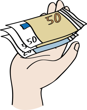 Geld in Hand 