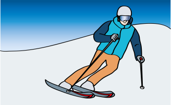 Skifahren Skifahren