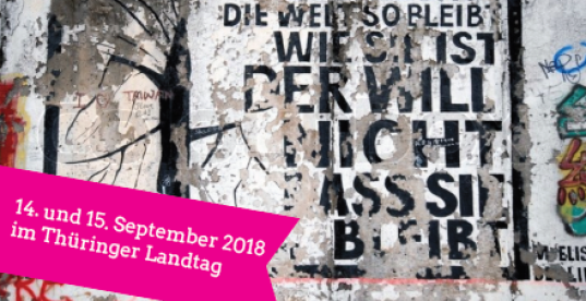 Demokratietagung, Flyer
