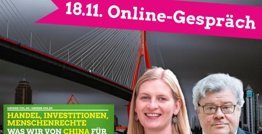 Europäisches Gespräch: Handel, Investition, Menschenrechte – Was wir von China für Thüringen erwarten