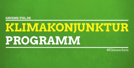Klimakonjunkturprogramm Klimakonjunkturprogramm
