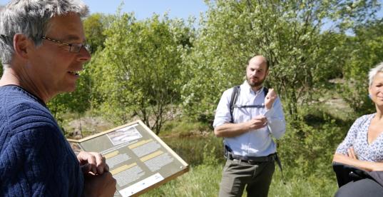 Olaf Müller besucht Natura 2000-Station Unstrut-Hainich/Eichsfeld