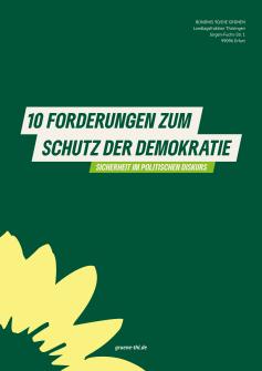 Forderungen zum Schutz der Demokratie