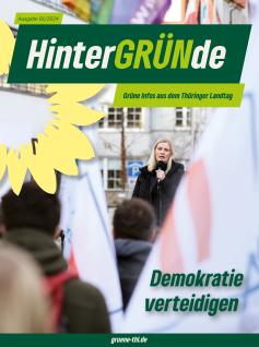 HinterGRÜNde 01/2024 "Demokratie verteidigen"